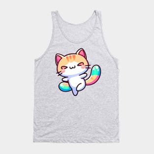 Dancing cat Tank Top